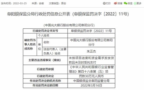 銀行高管終身禁業敲響警鐘 光大阜陽分行原行長邵杰受賄案揭示金融外包風險