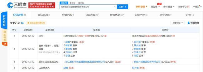 螞蟻集團高層調整 胡喜退出多家子公司職務，倪行軍接任金融科技業(yè)務董事長